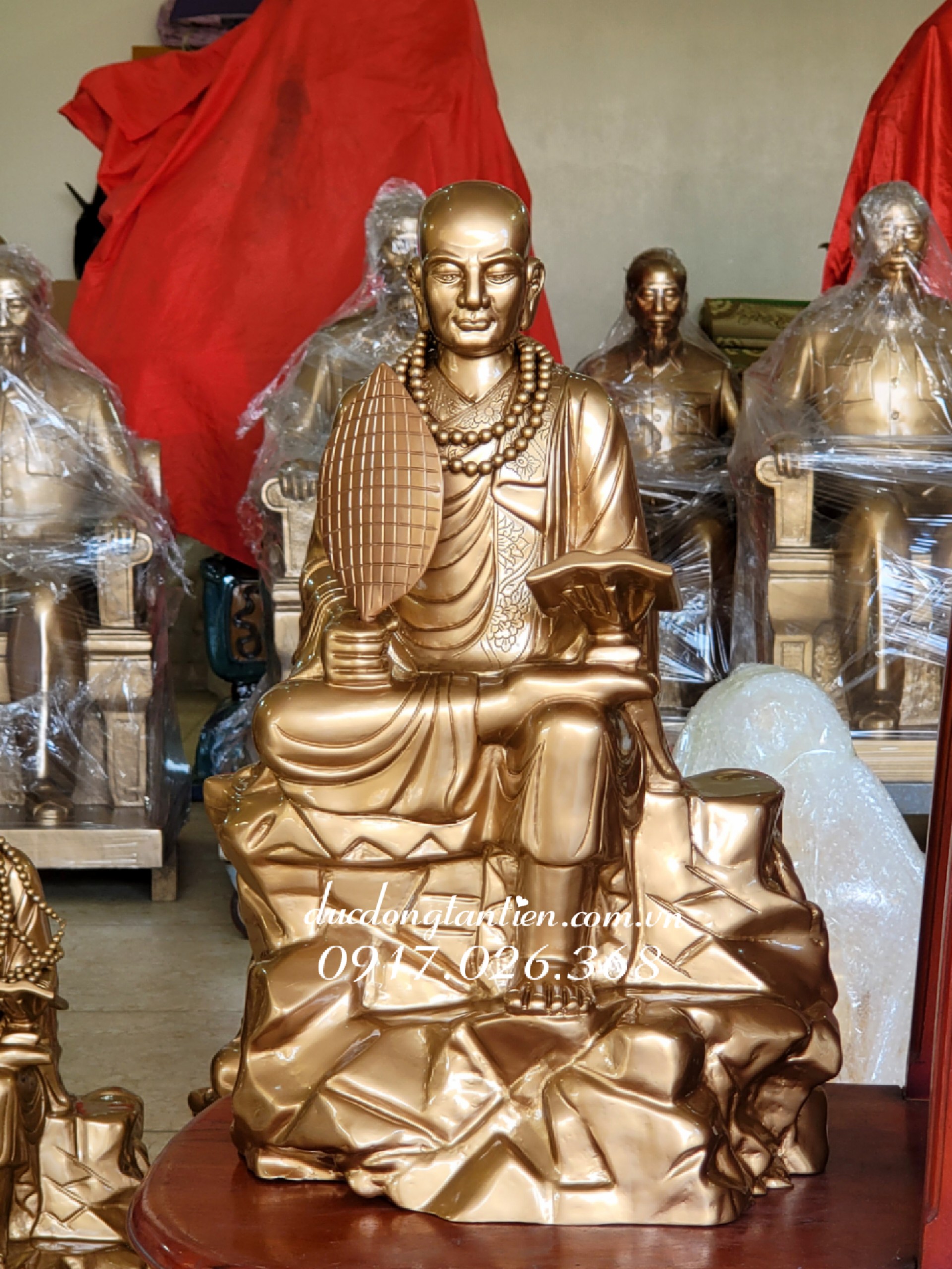 Tượng Phật Hoàng Trần Nhân Tông Theo Yêu Cầu