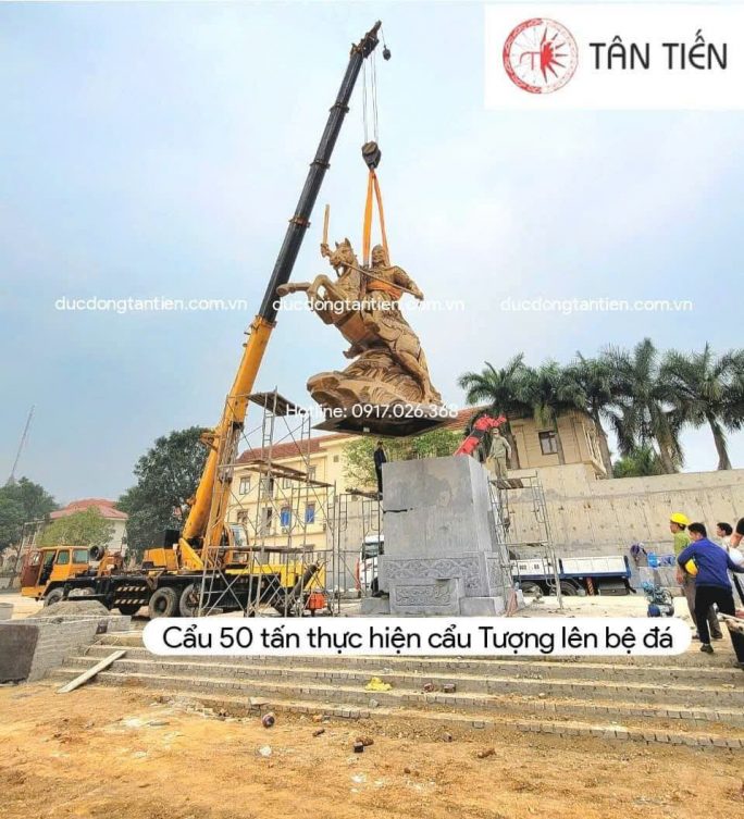 Tượng Trần Nguyên Hãn Cao 5,4m – Biểu Tượng Hào Khí Dân Tộc