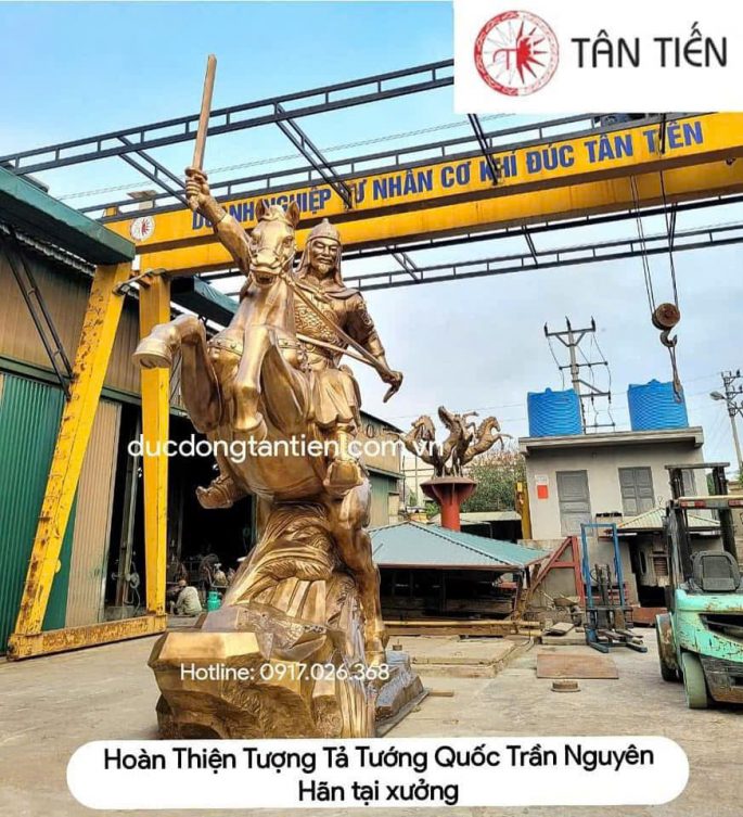 Tượng Trần Nguyên Hãn Cao 5,4m – Biểu Tượng Hào Khí Dân Tộc