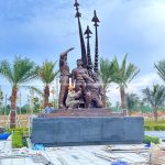 Cụm Tượng Đài Chuyên Gia Quân Sự Liên Xô tại Bảo Tàng Lịch Sử Quân Sự Việt Nam